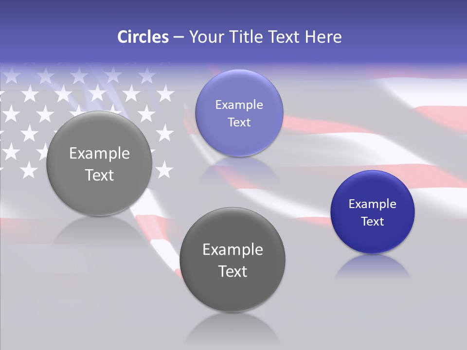 Anthem Blue Stripes PowerPoint Template