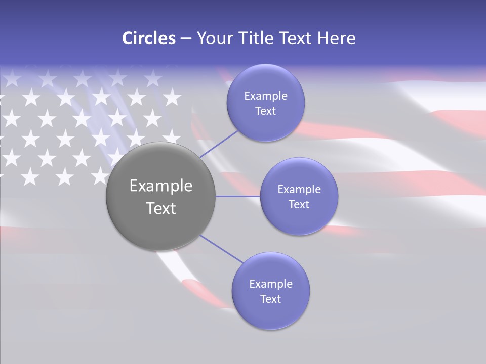 Anthem Blue Stripes PowerPoint Template