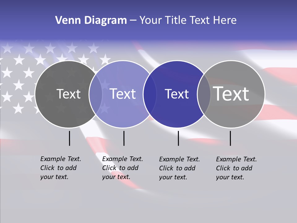 Anthem Blue Stripes PowerPoint Template