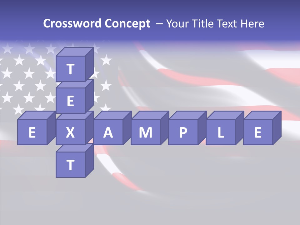 Anthem Blue Stripes PowerPoint Template