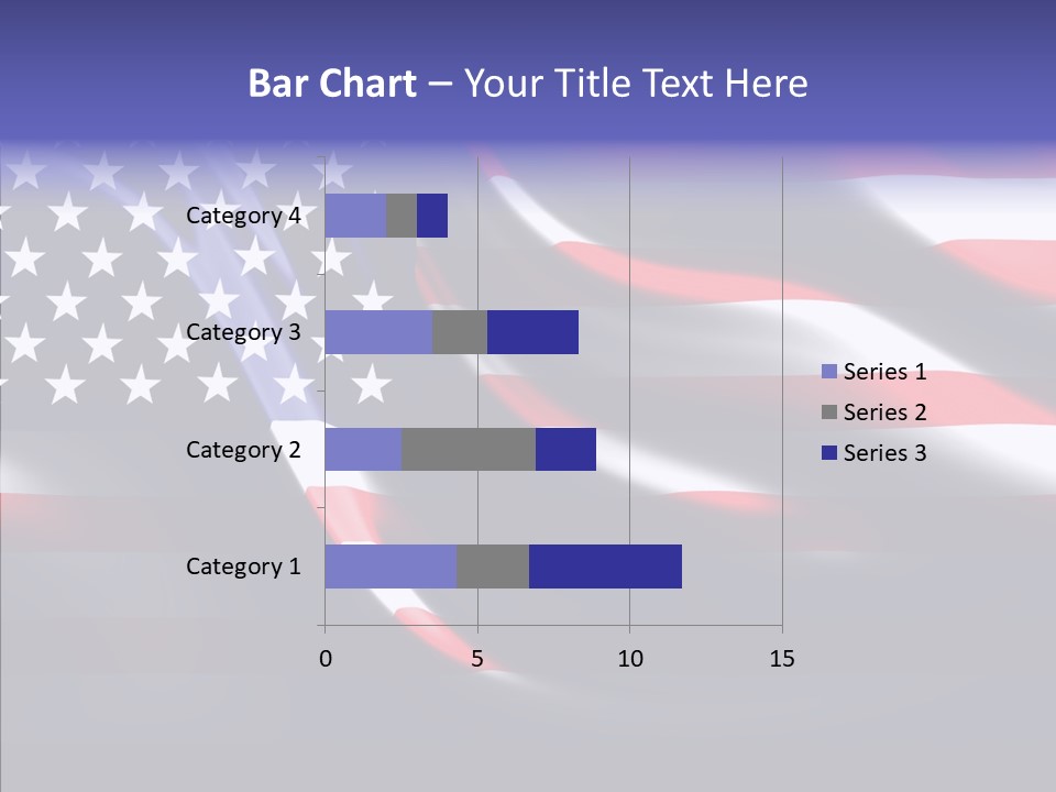 Anthem Blue Stripes PowerPoint Template