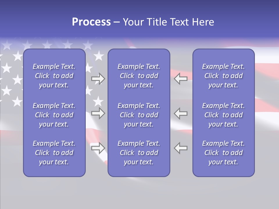 Anthem Blue Stripes PowerPoint Template