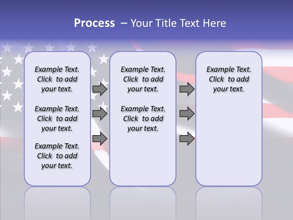 Anthem Blue Stripes PowerPoint Template