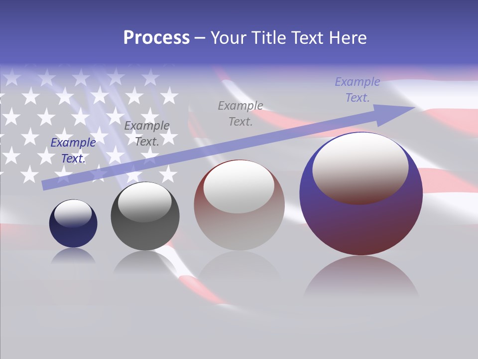 Anthem Blue Stripes PowerPoint Template