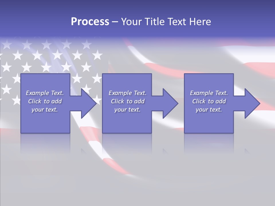Anthem Blue Stripes PowerPoint Template