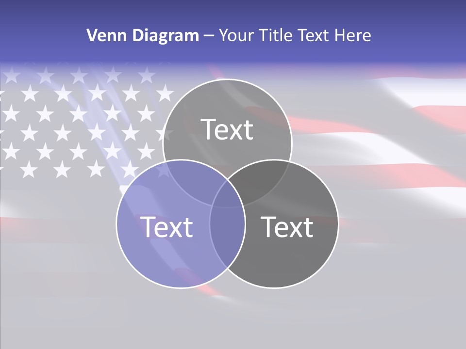 Anthem Blue Stripes PowerPoint Template