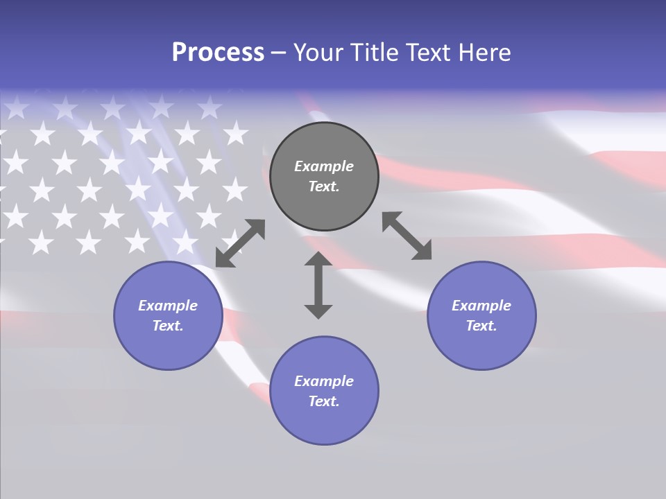 Anthem Blue Stripes PowerPoint Template