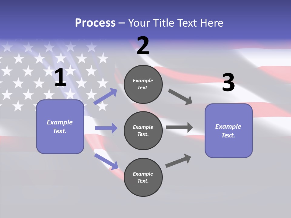 Anthem Blue Stripes PowerPoint Template