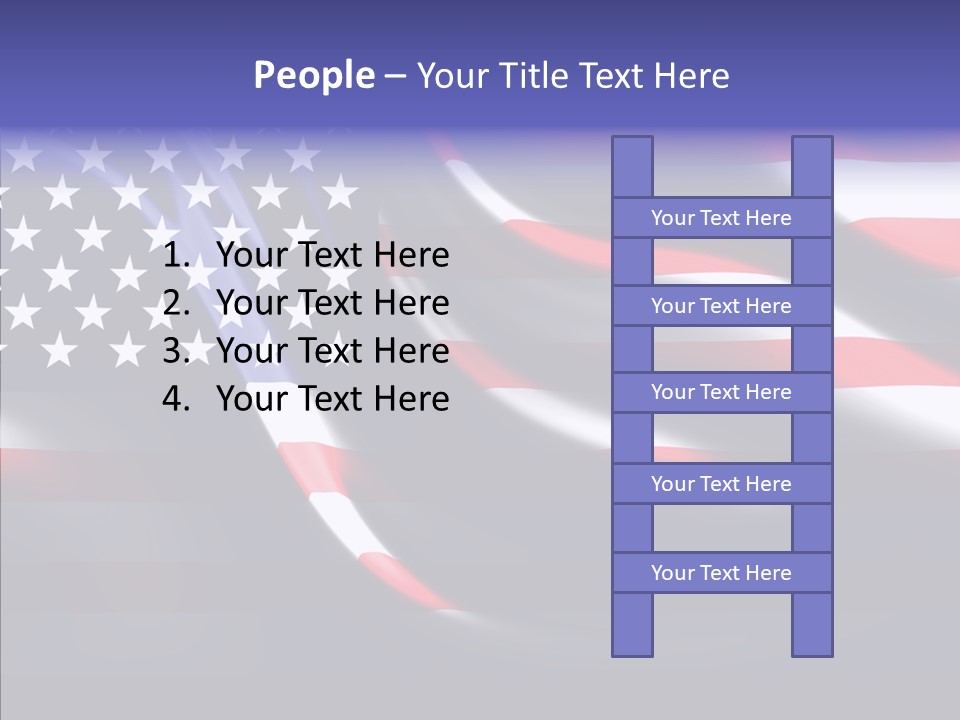 Anthem Blue Stripes PowerPoint Template