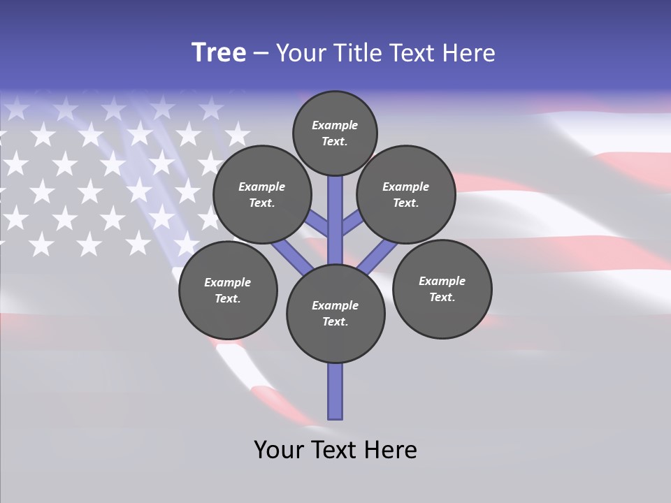 Anthem Blue Stripes PowerPoint Template