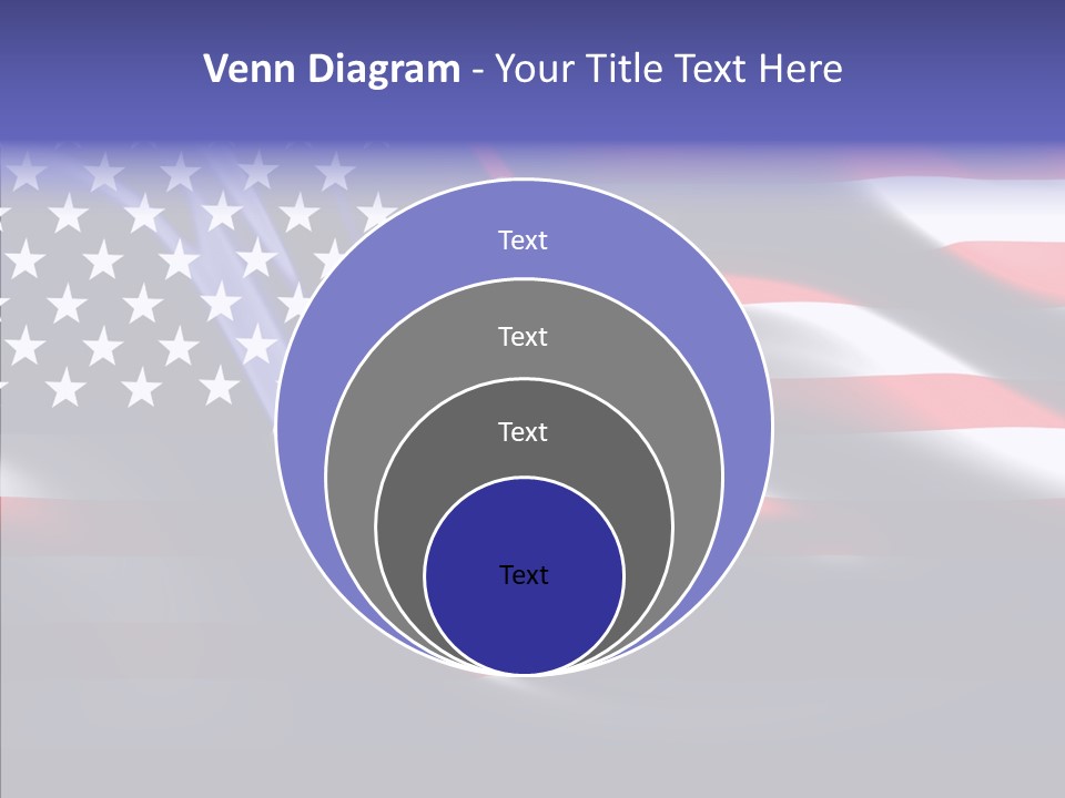 Anthem Blue Stripes PowerPoint Template