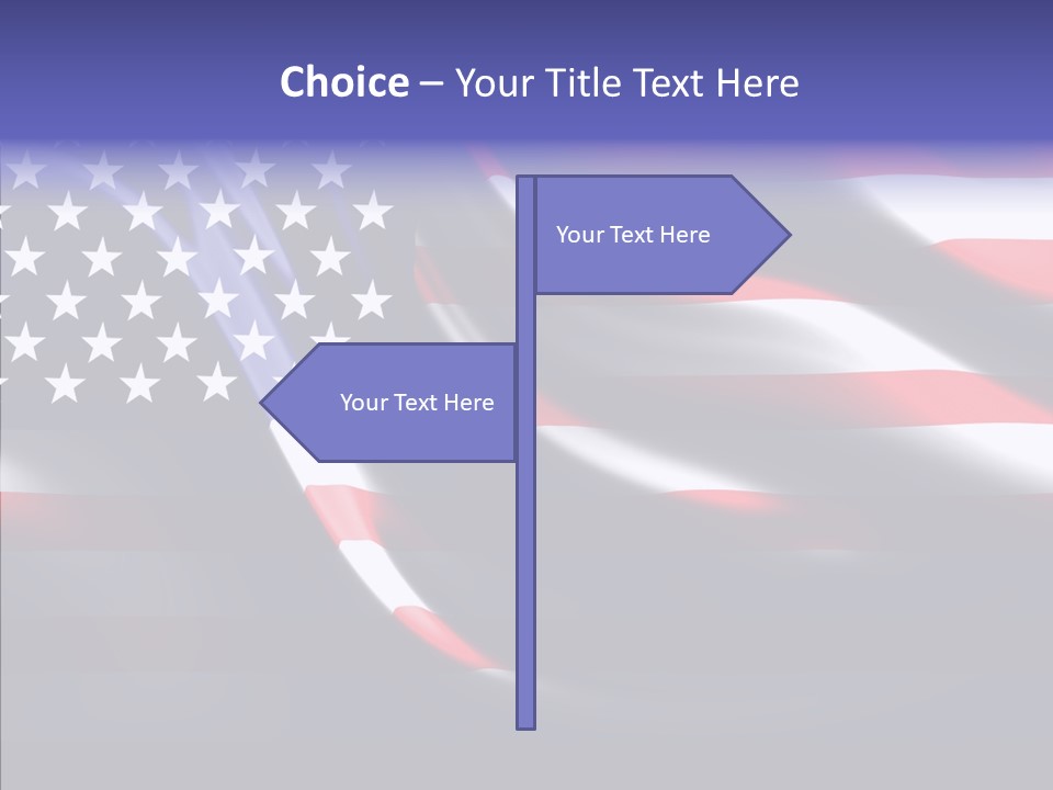 Anthem Blue Stripes PowerPoint Template