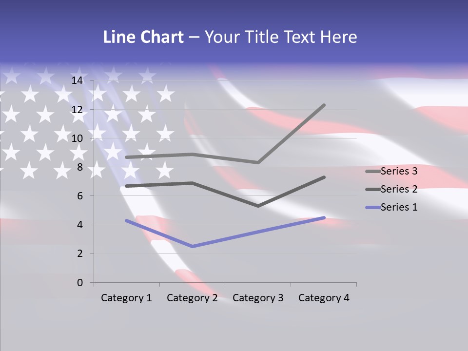 Anthem Blue Stripes PowerPoint Template