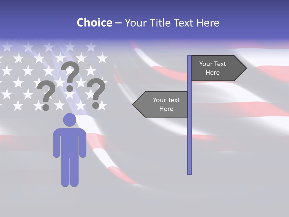 Anthem Blue Stripes PowerPoint Template