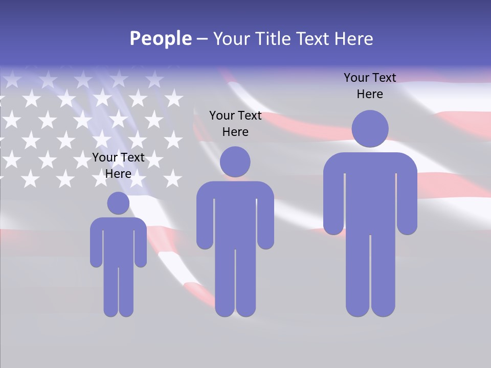 Anthem Blue Stripes PowerPoint Template