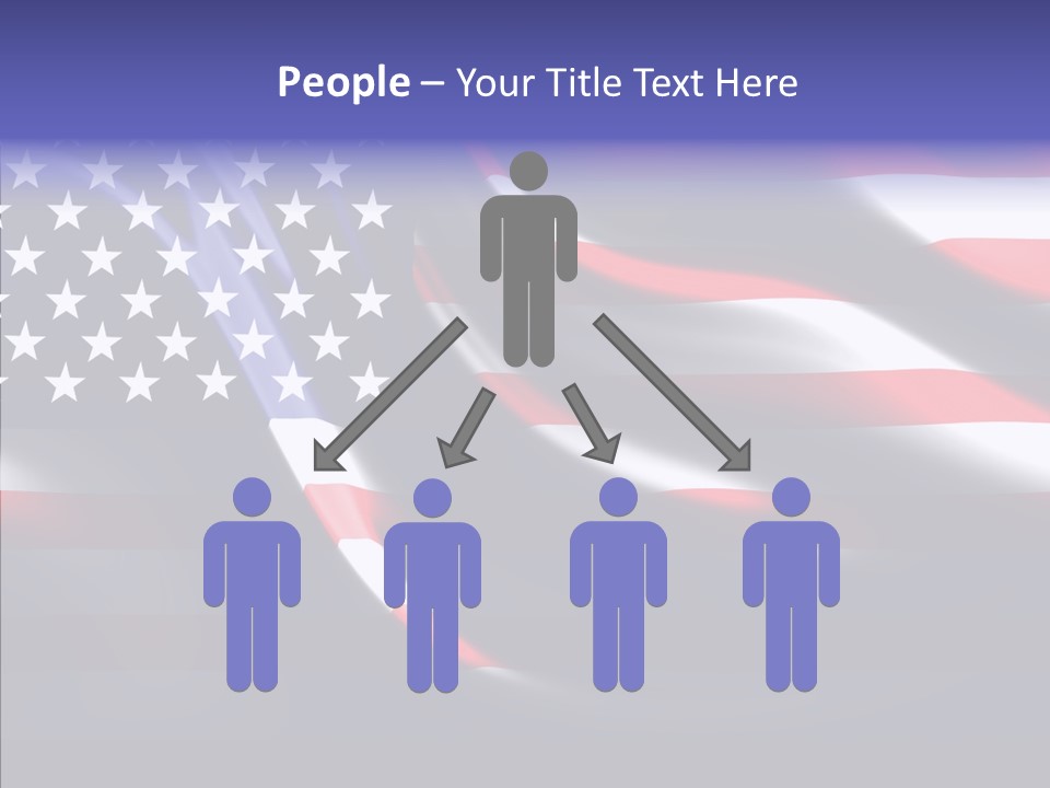 Anthem Blue Stripes PowerPoint Template