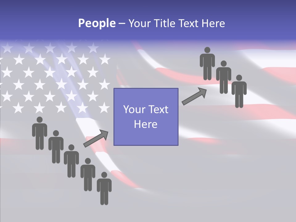 Anthem Blue Stripes PowerPoint Template