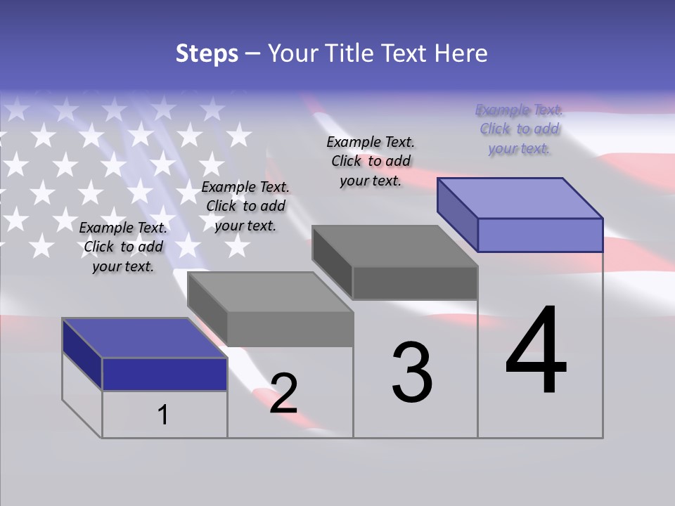 Anthem Blue Stripes PowerPoint Template
