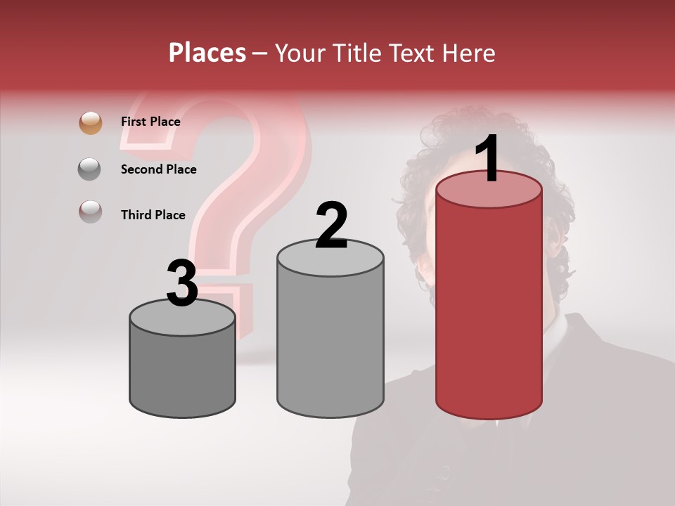 Portrait Man Business PowerPoint Template