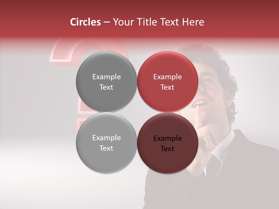 Portrait Man Business PowerPoint Template