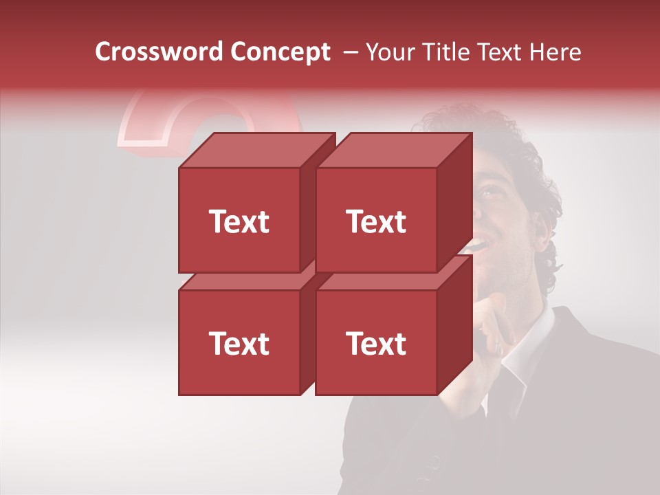 Portrait Man Business PowerPoint Template