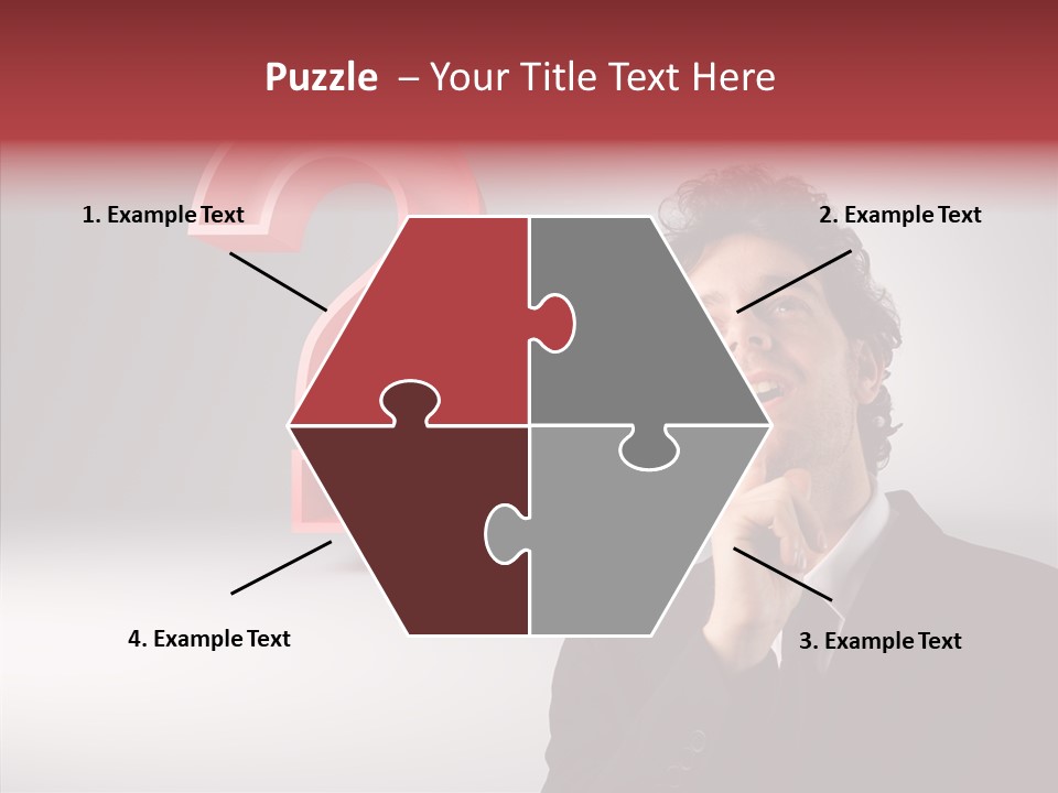 Portrait Man Business PowerPoint Template