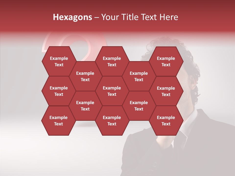 Portrait Man Business PowerPoint Template