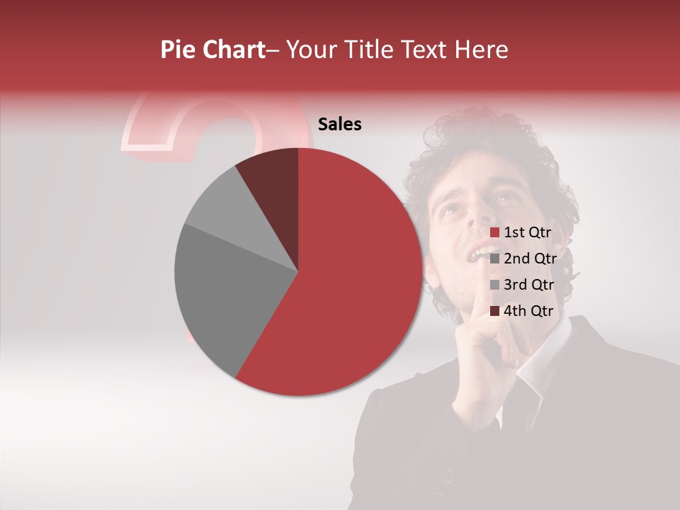 Portrait Man Business PowerPoint Template