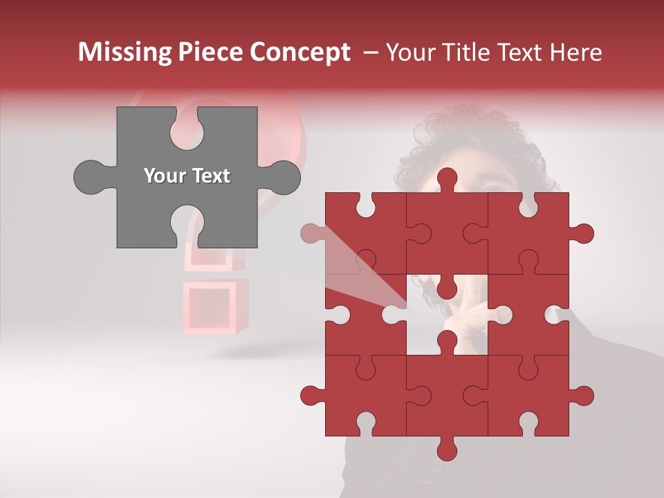 Portrait Man Business PowerPoint Template