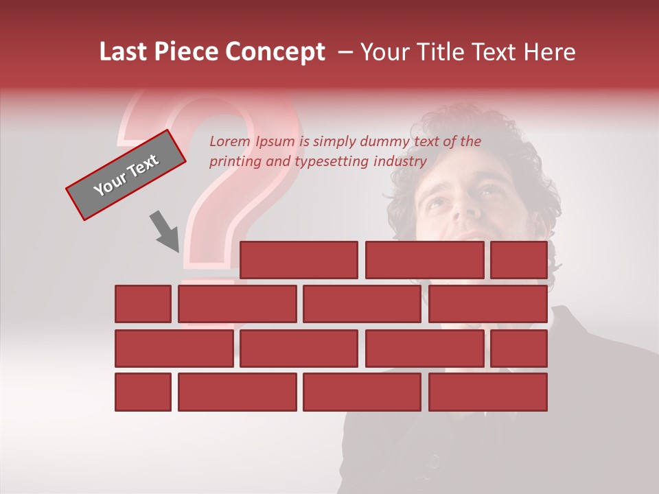 Portrait Man Business PowerPoint Template