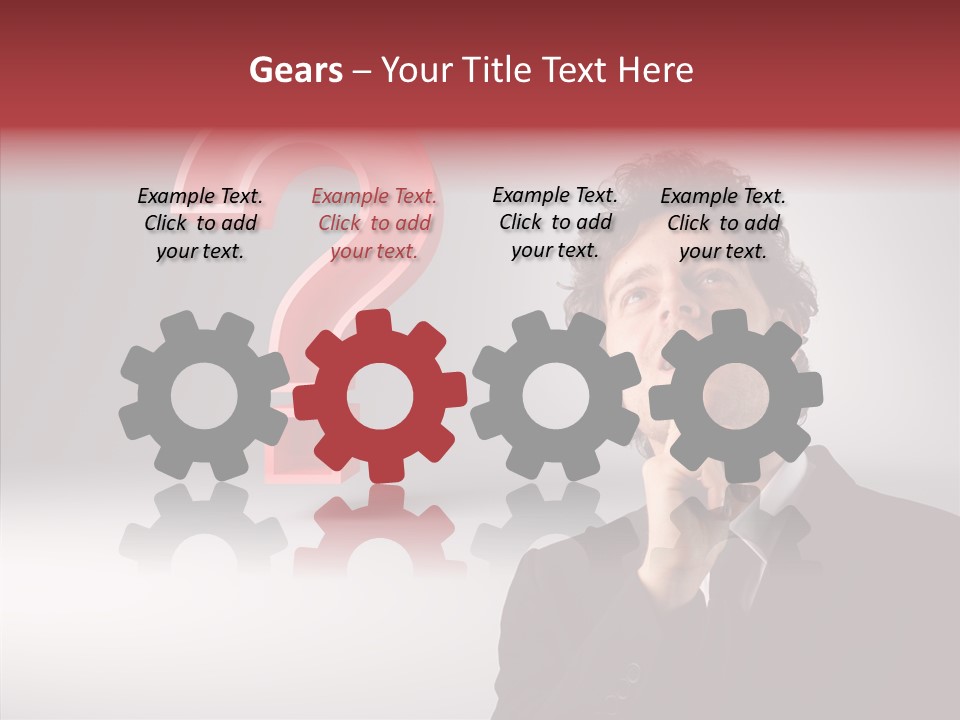 Portrait Man Business PowerPoint Template