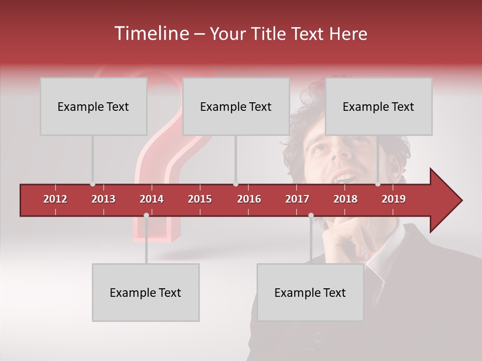 Portrait Man Business PowerPoint Template