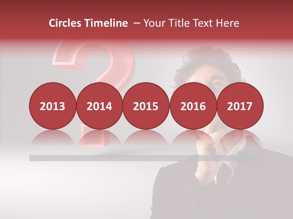 Portrait Man Business PowerPoint Template