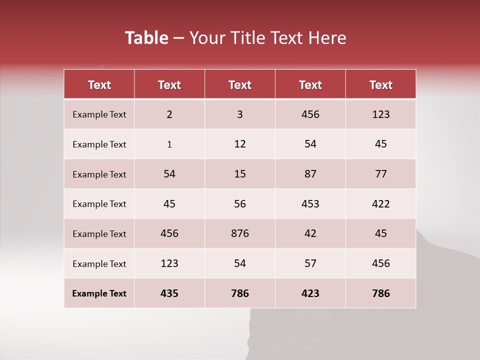 Portrait Man Business PowerPoint Template