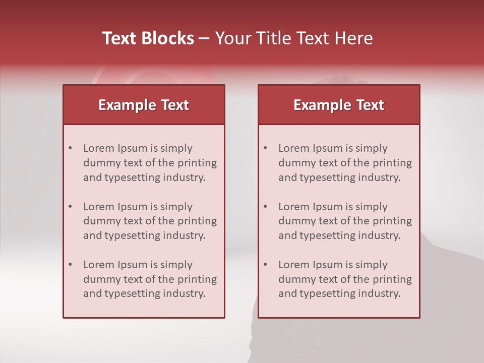 Portrait Man Business PowerPoint Template