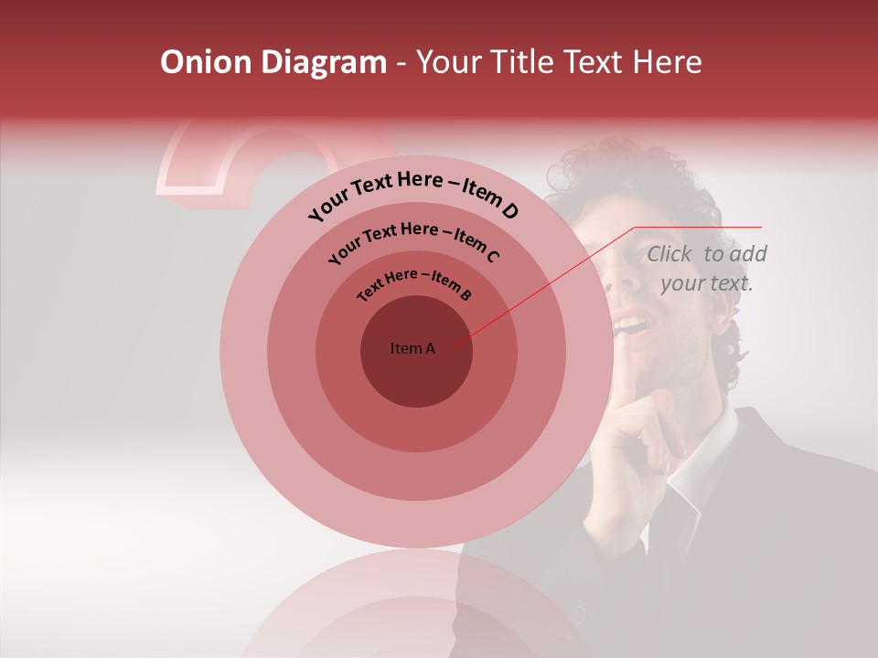 Portrait Man Business PowerPoint Template