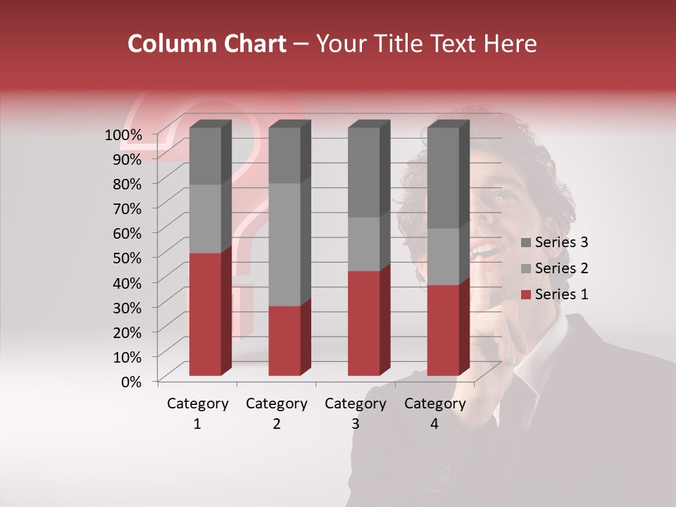 Portrait Man Business PowerPoint Template