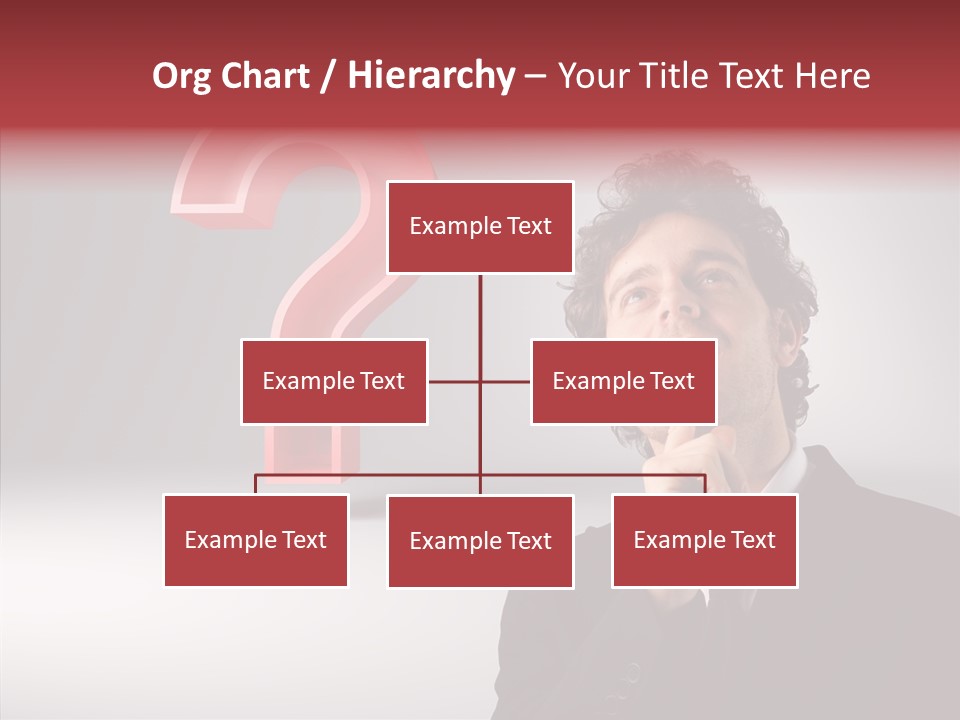Portrait Man Business PowerPoint Template