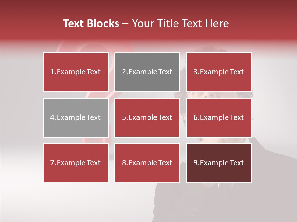 Portrait Man Business PowerPoint Template