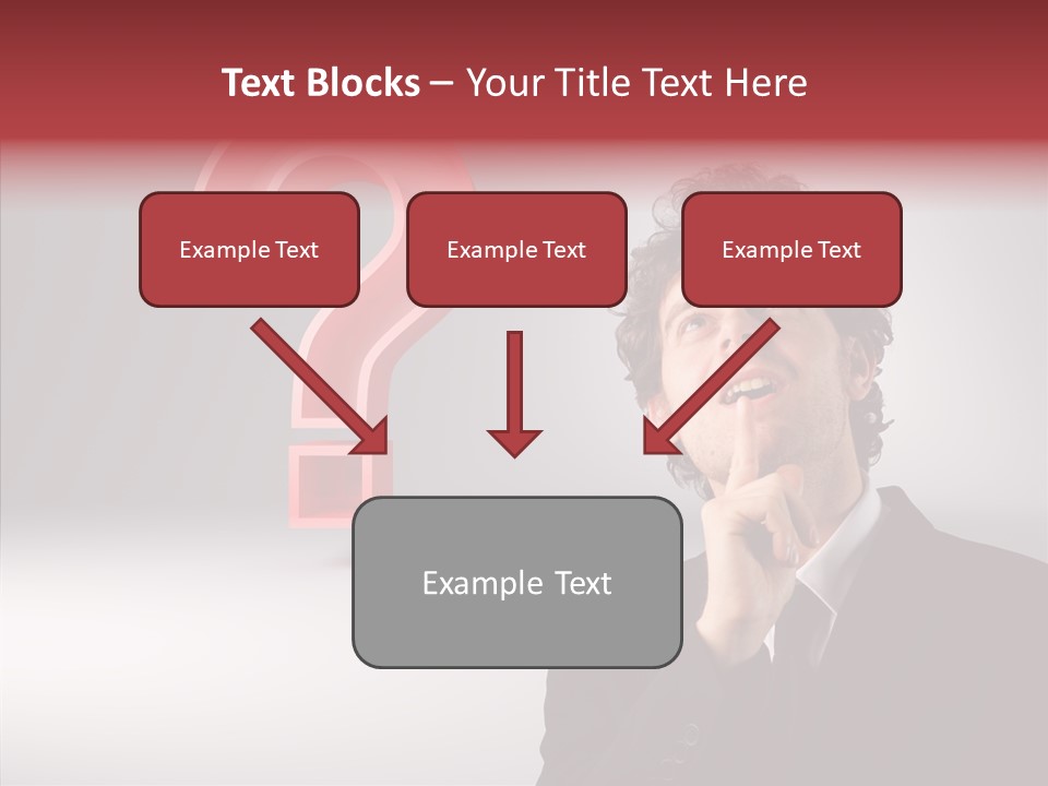 Portrait Man Business PowerPoint Template
