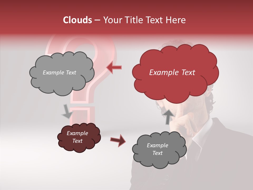 Portrait Man Business PowerPoint Template