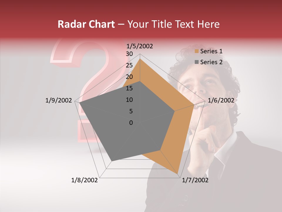 Portrait Man Business PowerPoint Template