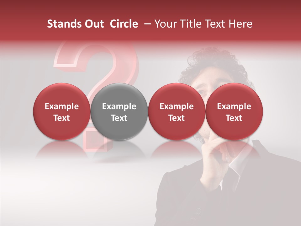 Portrait Man Business PowerPoint Template