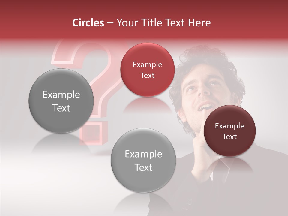 Portrait Man Business PowerPoint Template