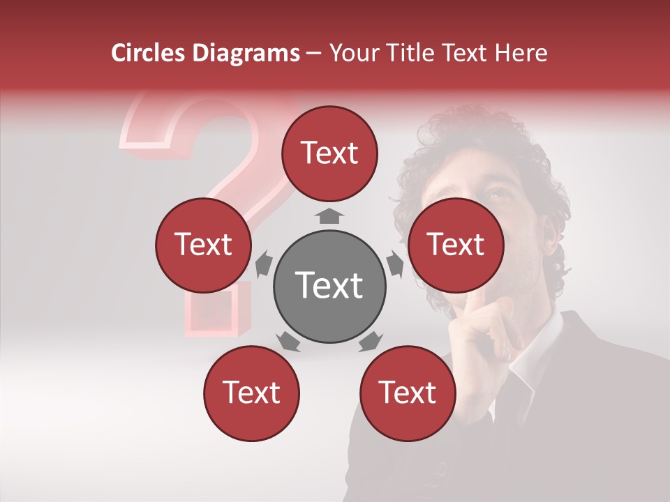 Portrait Man Business PowerPoint Template