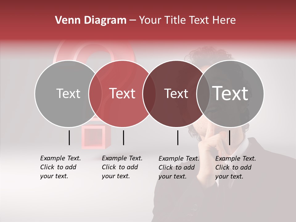 Portrait Man Business PowerPoint Template