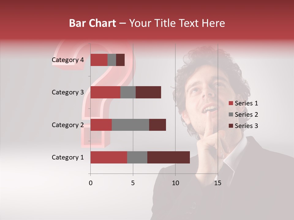 Portrait Man Business PowerPoint Template