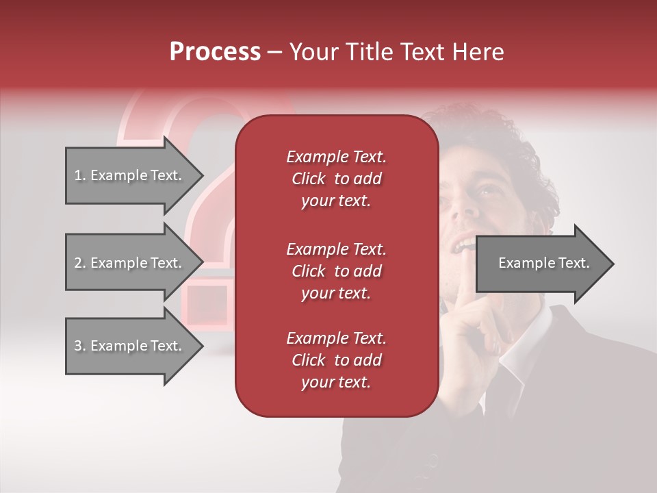 Portrait Man Business PowerPoint Template