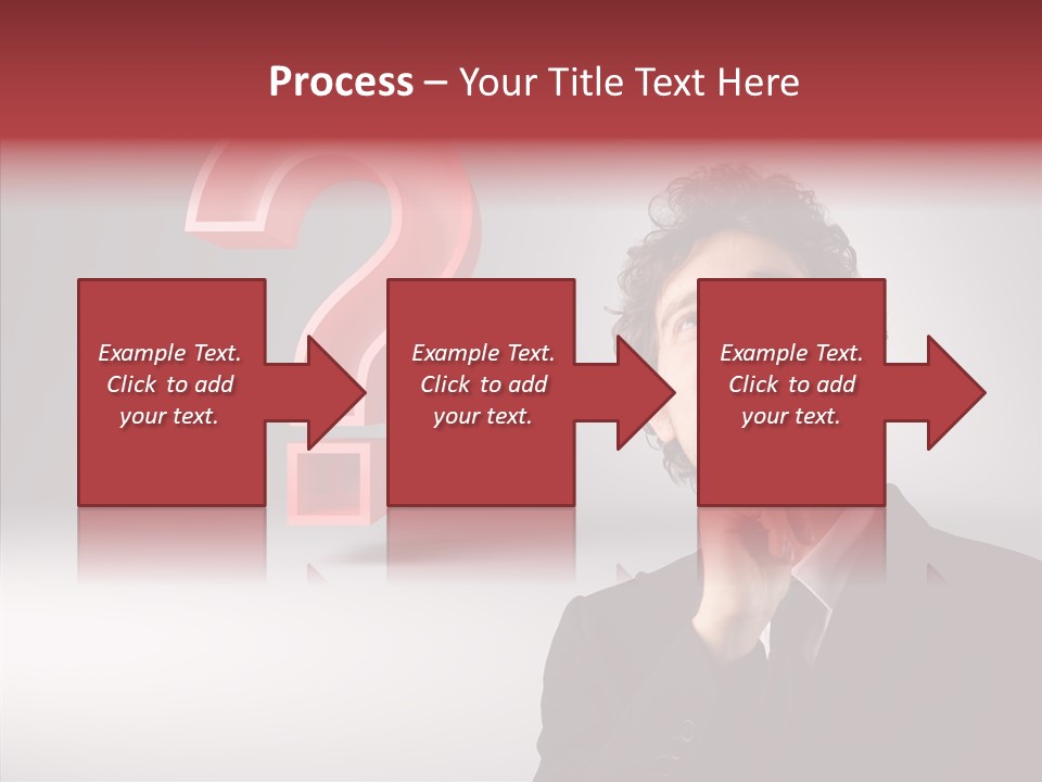 Portrait Man Business PowerPoint Template