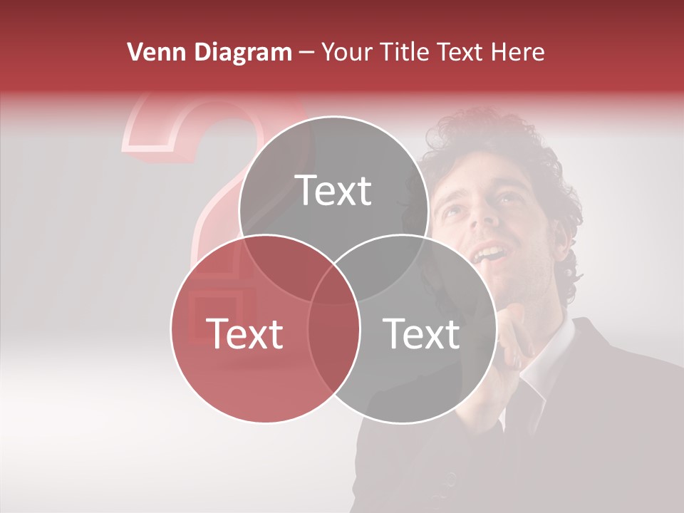 Portrait Man Business PowerPoint Template